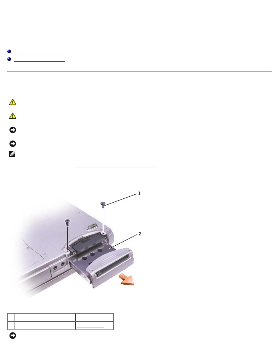 Hard drive: dell latitude 100l service manual, Hard drive, Removing the hard drive | Dell Latitude 100L User Manual | Page 17 / 51