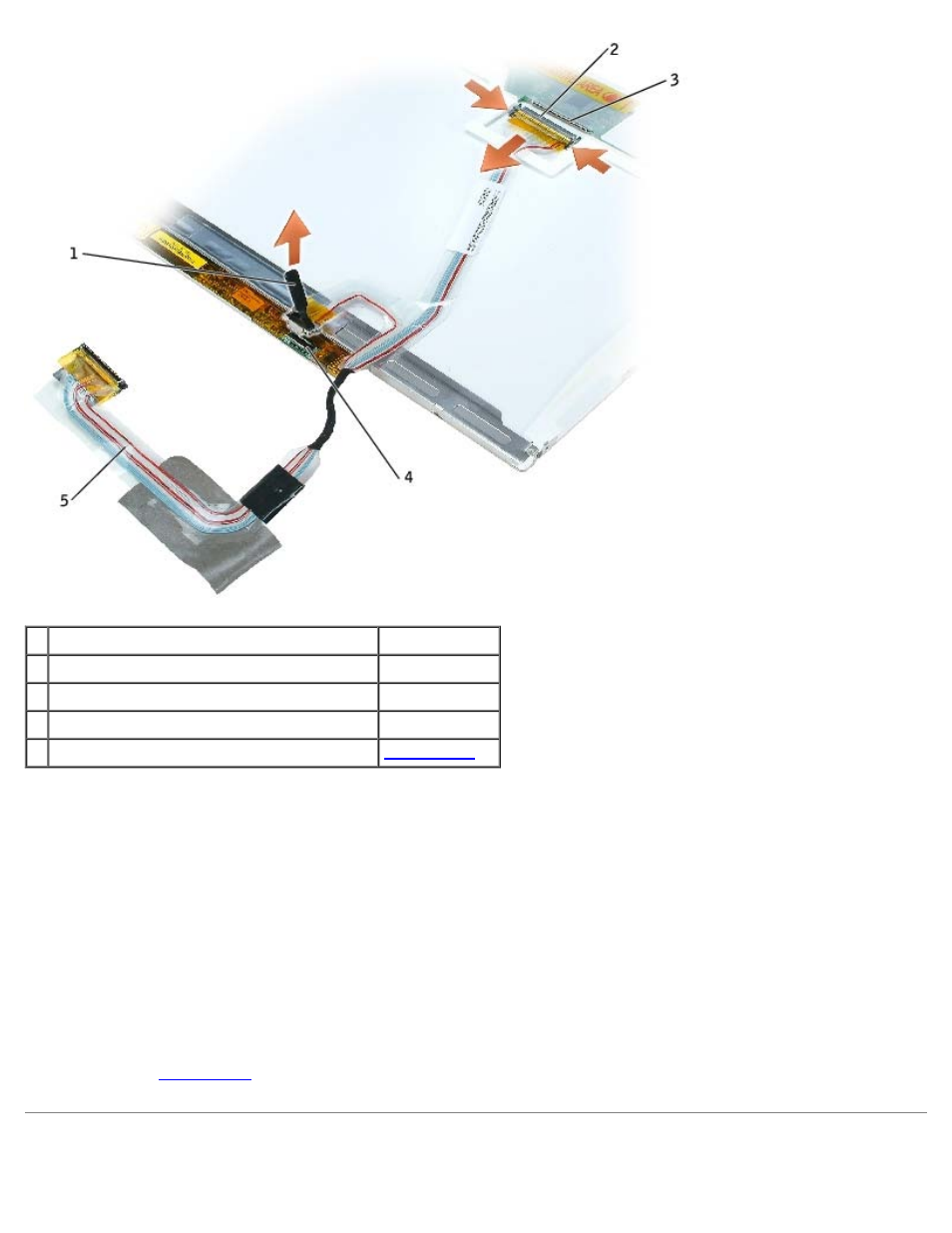 Display latch assembly, Installing the display panel | Dell Latitude 100L User Manual | Page 27 / 51