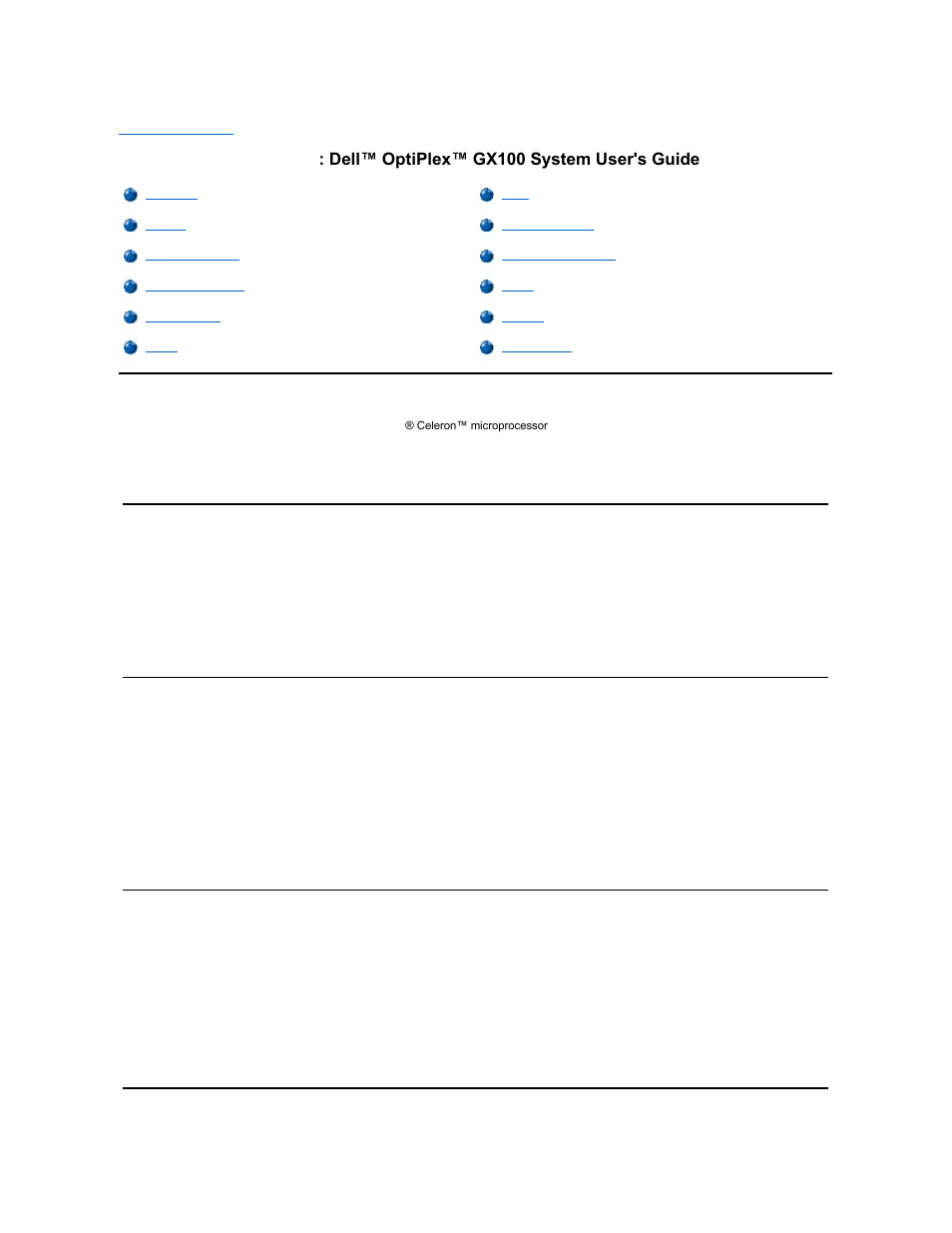 Dell OptiPlex GX100 User Manual | Page 99 / 107