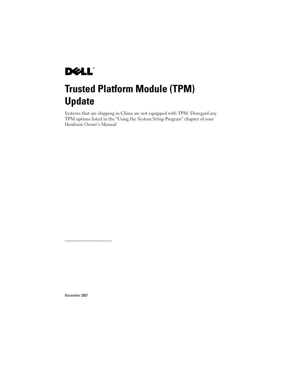 Dell PowerEdge 2900 User Manual | 2 pages