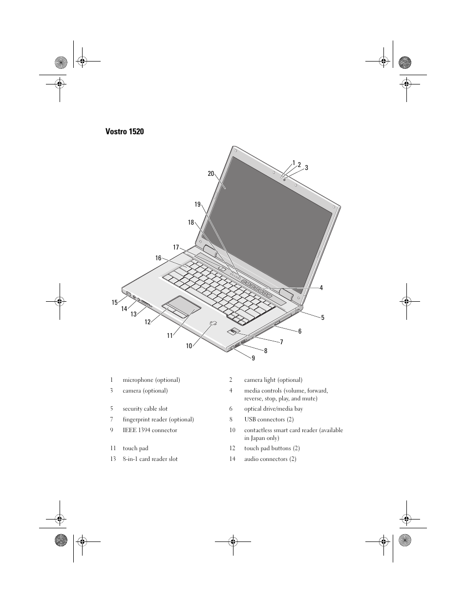 Vostro 1520 | Dell Vostro 1520 (Early 2009) User Manual | Page 3 / 12
