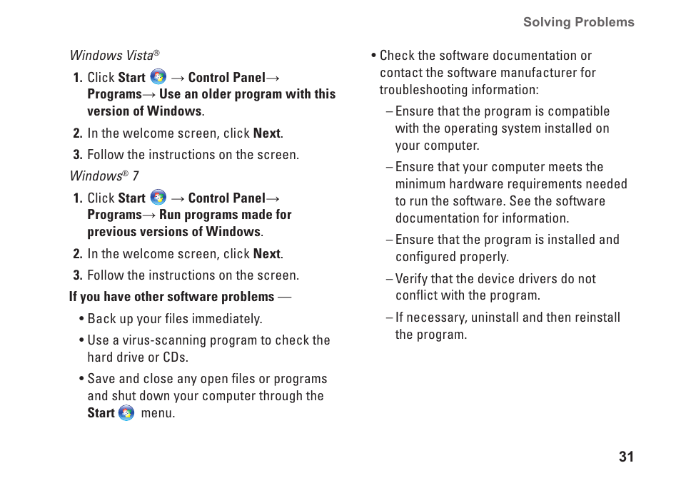 Dell Inspiron 570 (Late 2009) User Manual | Page 33 / 70