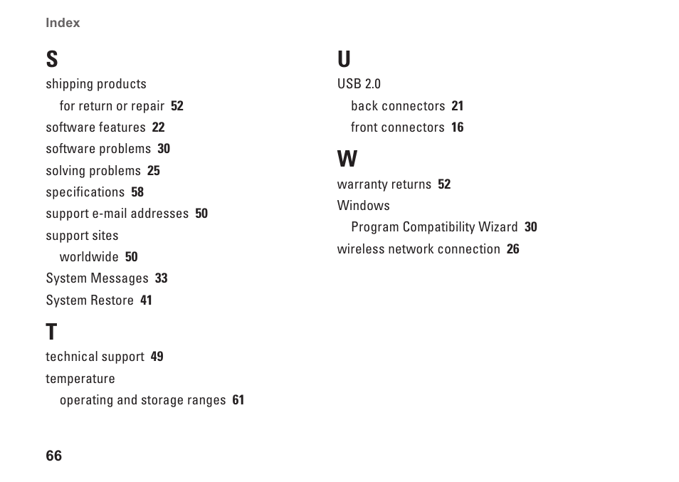 Dell Inspiron 570 (Late 2009) User Manual | Page 68 / 70