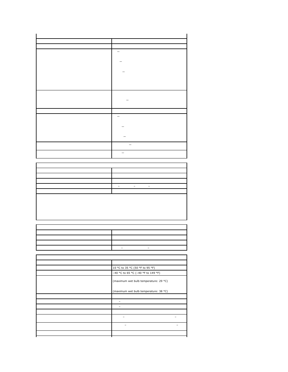 Controls and lights, Power, Physical | Environmental | Dell Vostro 430 (Late 2009) User Manual | Page 13 / 48