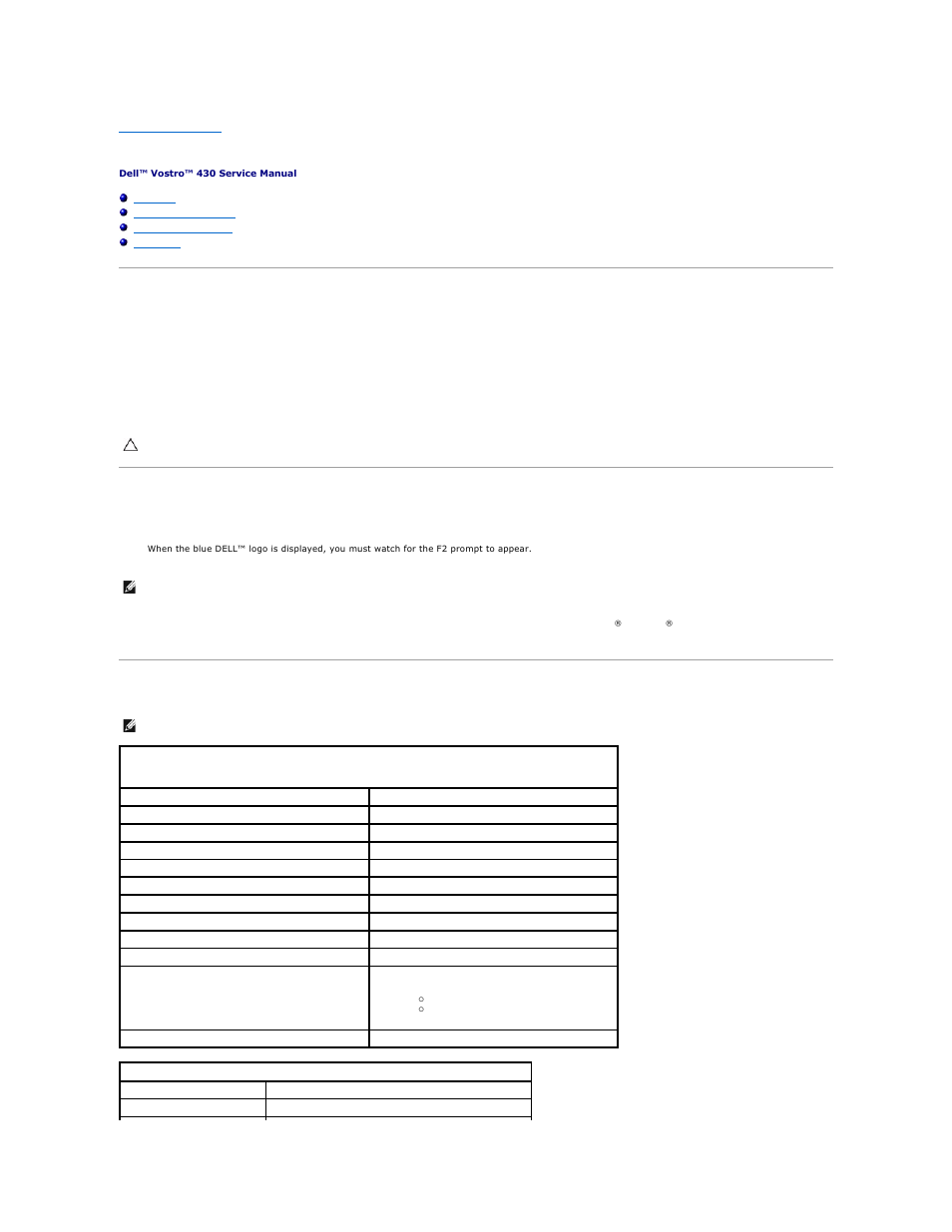 System setup, Overview, Entering system setup | System setup options | Dell Vostro 430 (Late 2009) User Manual | Page 2 / 48