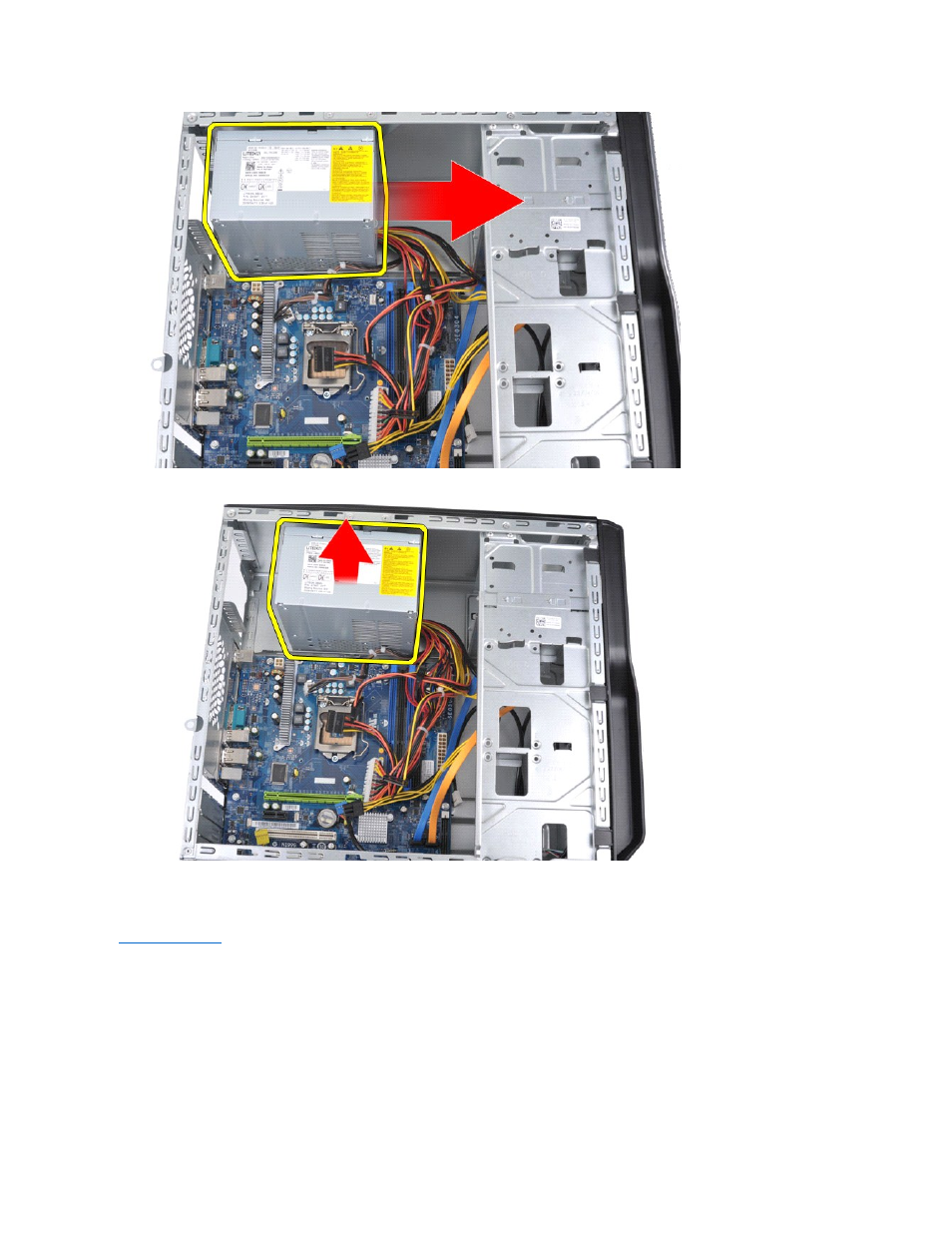 Replacing the power supply | Dell Vostro 430 (Late 2009) User Manual | Page 36 / 48