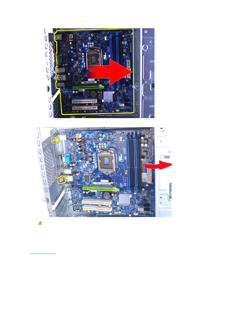 Replacing the system board | Dell Vostro 430 (Late 2009) User Manual | Page 41 / 48
