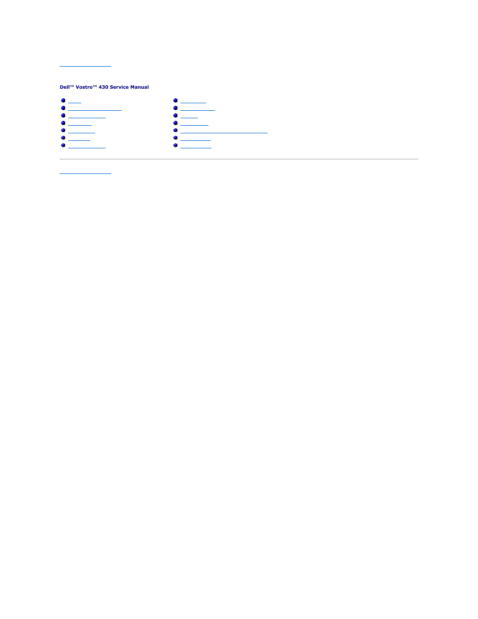 Removing and replacing parts | Dell Vostro 430 (Late 2009) User Manual | Page 8 / 48