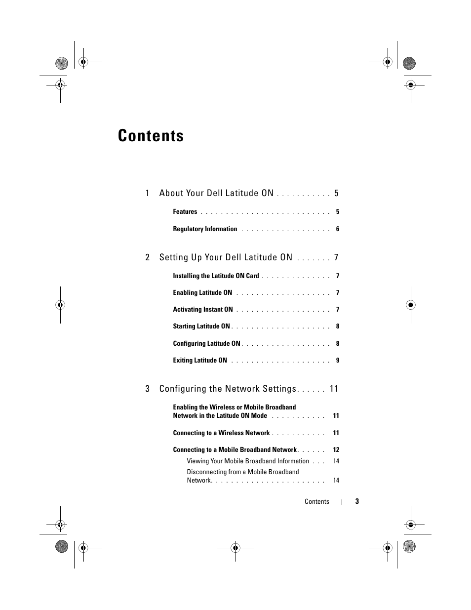 Dell Latitude E4200 (Late 2008) User Manual | Page 3 / 24