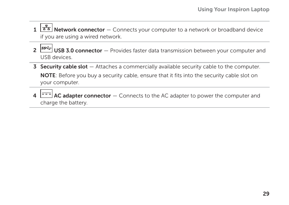 Dell Inspiron 14 (N4120, Early 2011) User Manual | Page 31 / 101