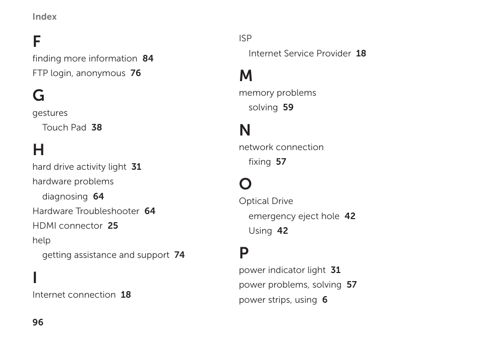 Dell Inspiron 14 (N4120, Early 2011) User Manual | Page 98 / 101