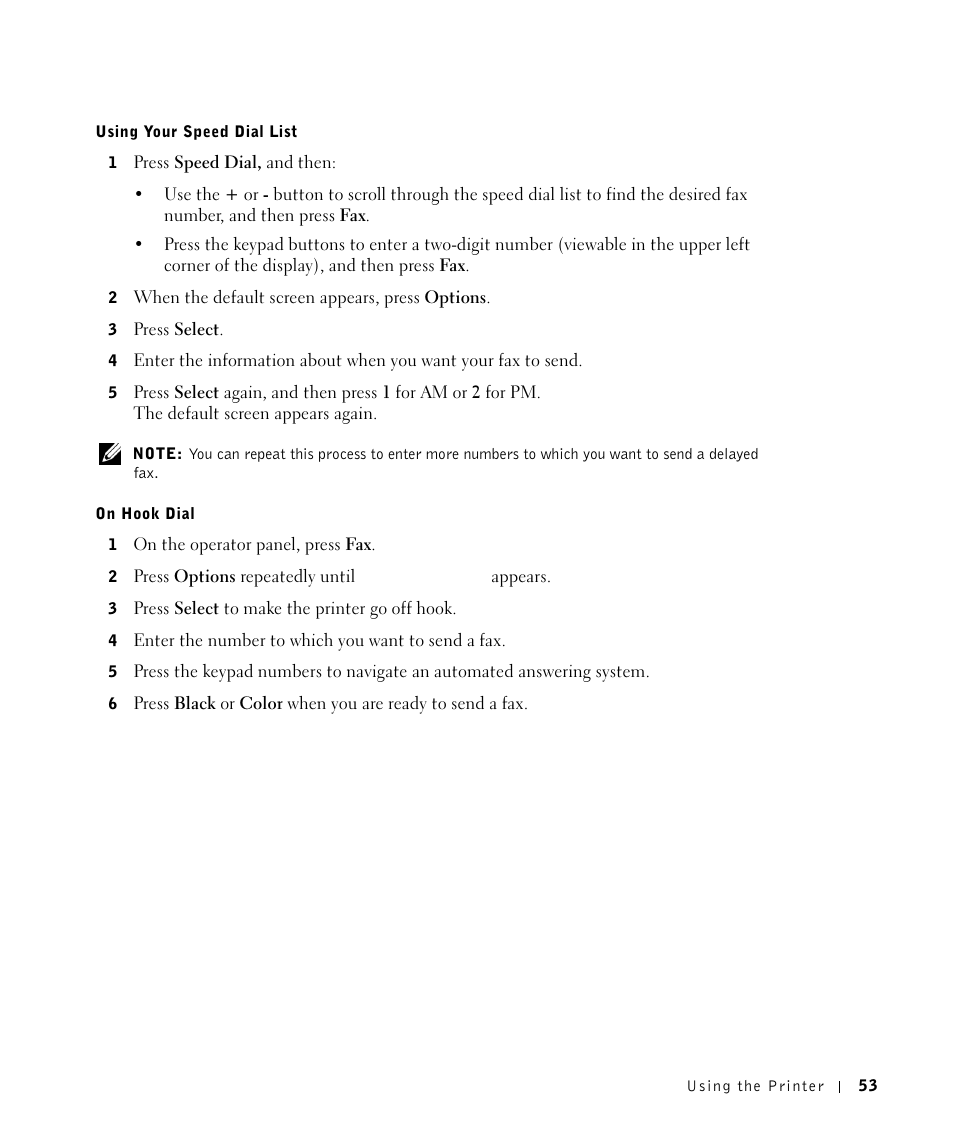 Dell A960 All In One Personal Printer User Manual | Page 53 / 121