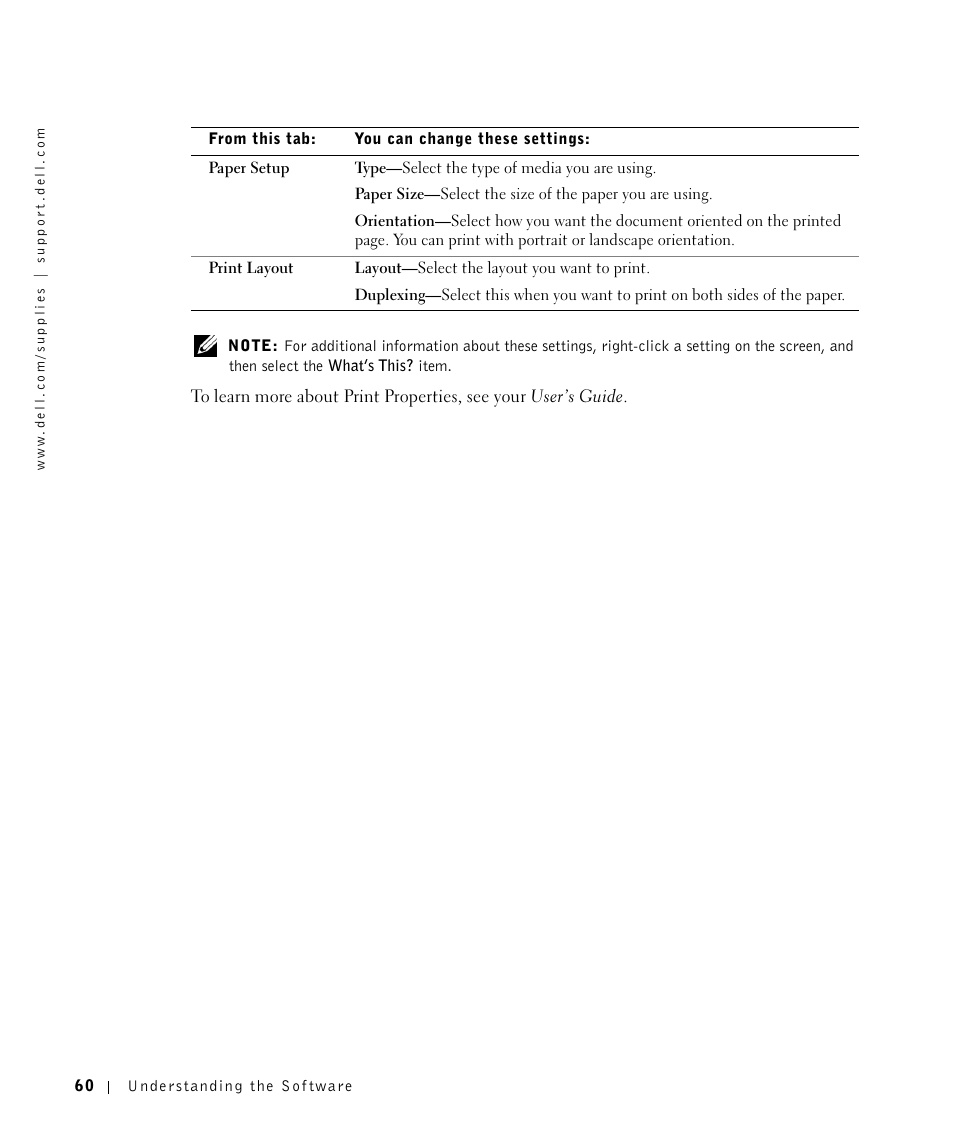 Dell A960 All In One Personal Printer User Manual | Page 60 / 121