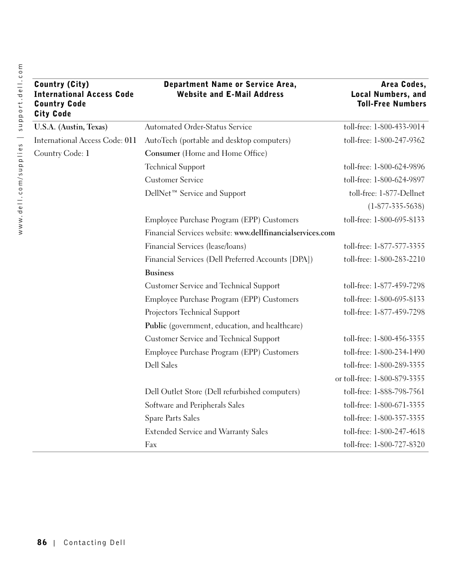 Dell A960 All In One Personal Printer User Manual | Page 86 / 121