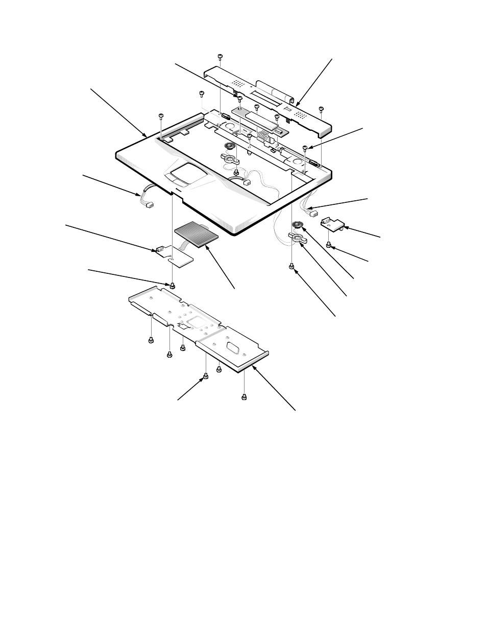Figure 4-14. exploded view—palmrest assembly -13, Figure 4-14. exploded view—palmrest assembly | Dell Inspiron 3000 User Manual | Page 49 / 112