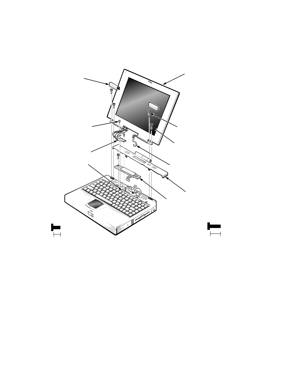 Lcd assembly, Lcd assembly -37, Figure 4-23. lcd assembly removal -37 | Cd assembly, Figure 4-23. lcd assembly removal | Dell Inspiron 3000 User Manual | Page 73 / 112