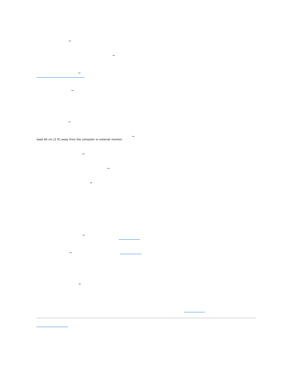 If the display is difficult to read, If only part of the display is readable | Dell Precision M90 User Manual | Page 108 / 108