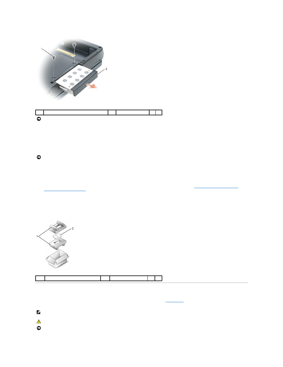 Memory, Returning a hard drive to dell | Dell Precision M90 User Manual | Page 61 / 108