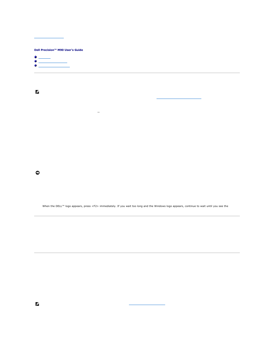 System setup program, Overview, System setup screens | Commonly used options, Viewing the system setup screens, Changing the boot sequence | Dell Precision M90 User Manual | Page 76 / 108