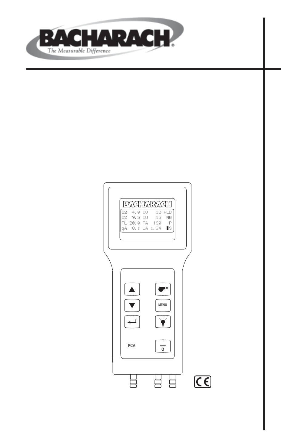Bacharach Portable Combustion Analyzer 24-9351 User Manual | 100 pages