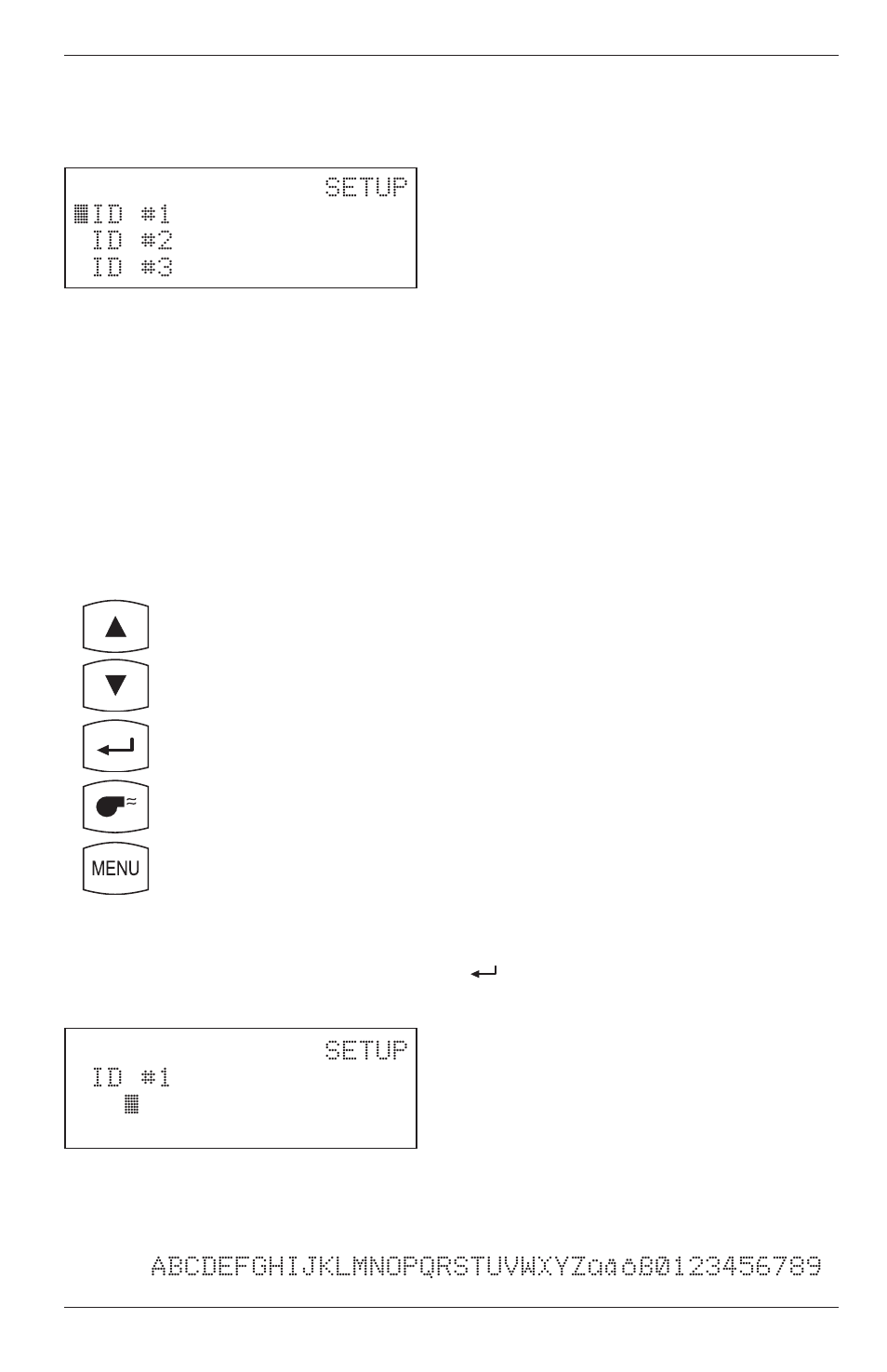 12 id setup screens | Bacharach Portable Combustion Analyzer 24-9351 User Manual | Page 33 / 100