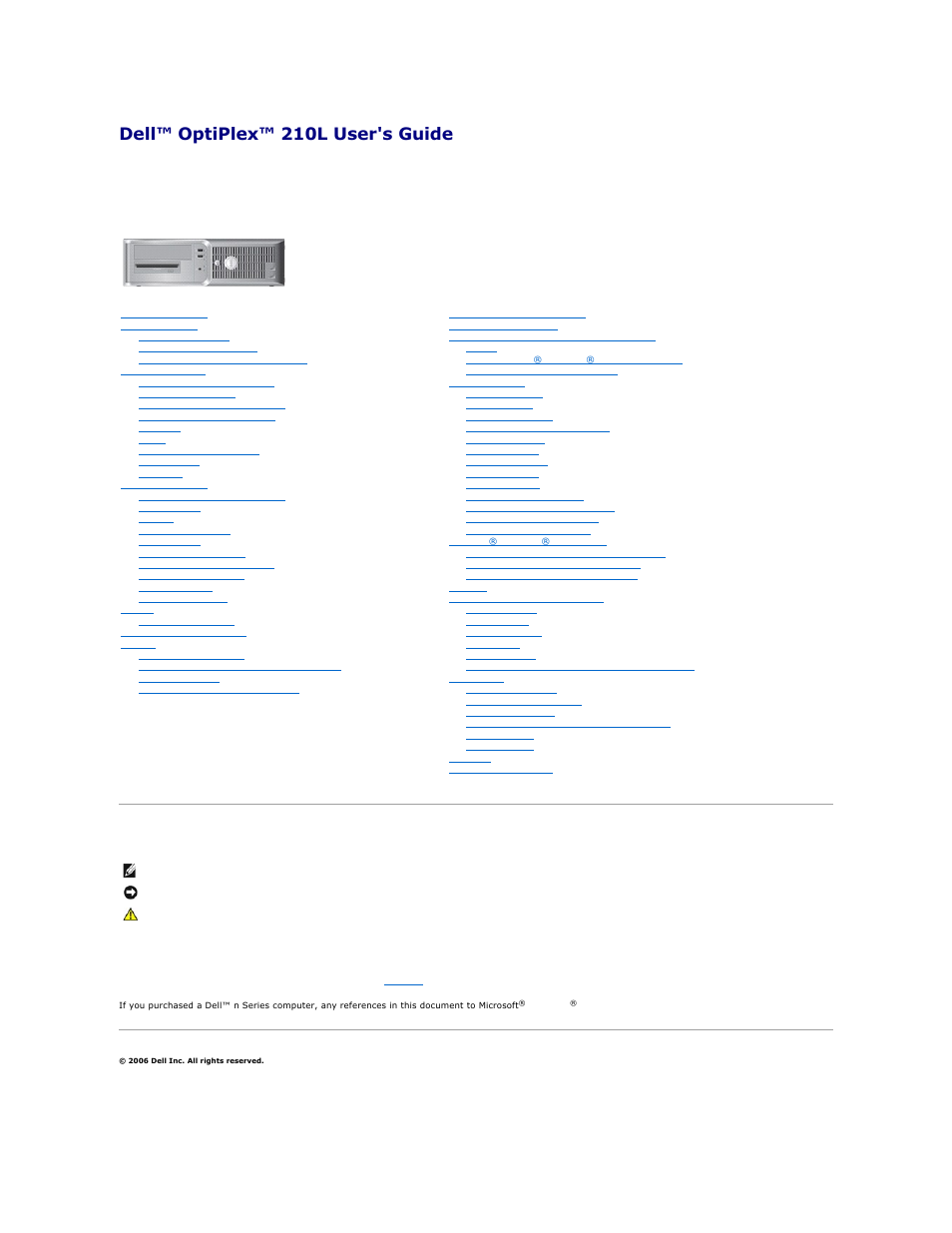 Dell™ optiplex™ 210l user's guide, Desktop computer | Dell OptiPlex 210L User Manual | Page 114 / 150