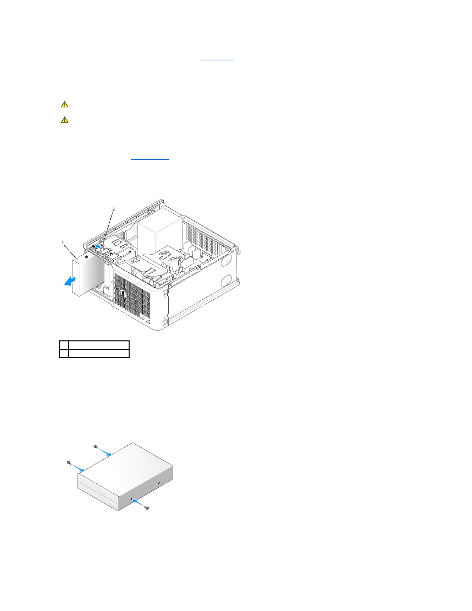 Cd/dvd drive | Dell OptiPlex 210L User Manual | Page 71 / 150