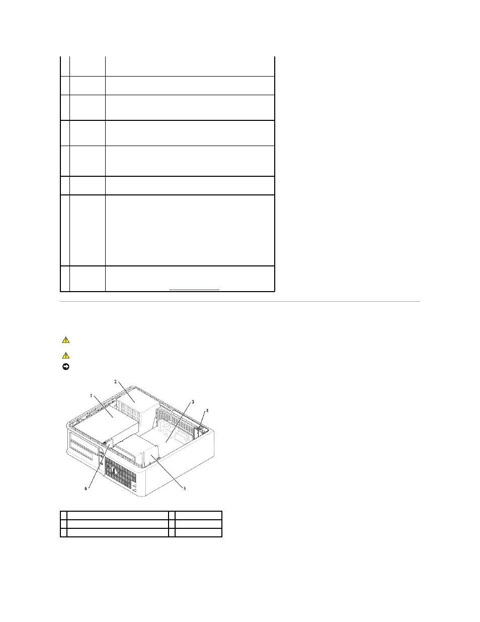 Inside your computer, System board components | Dell OptiPlex 210L User Manual | Page 99 / 150