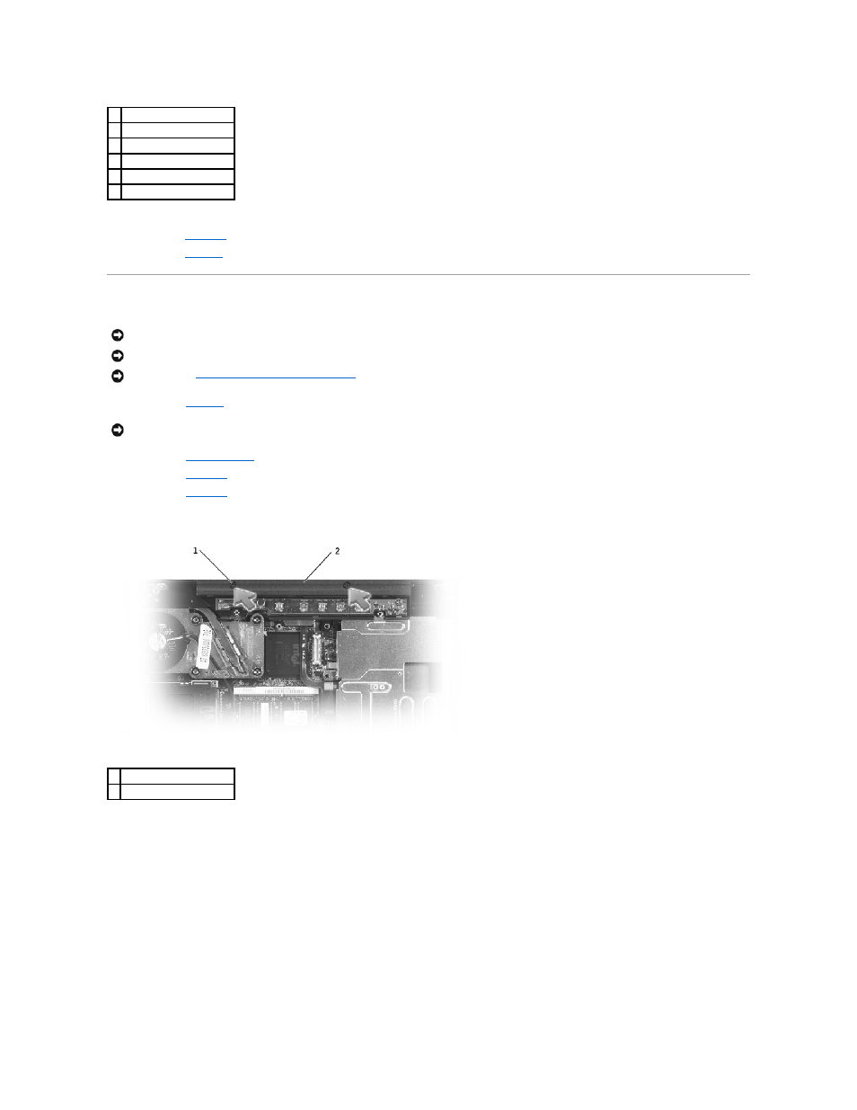 Palm rest | Dell Inspiron 2650 User Manual | Page 38 / 87