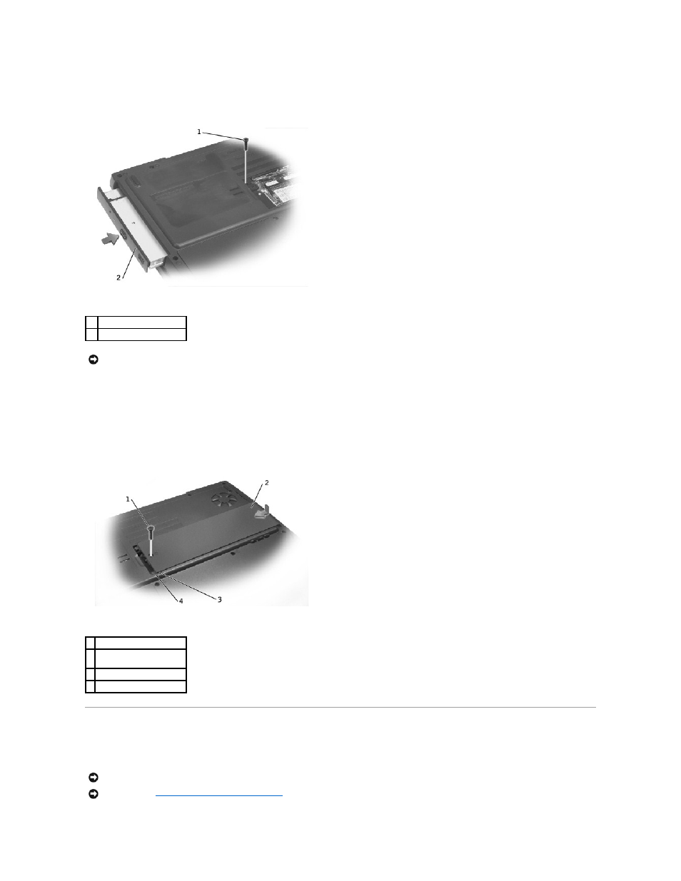 Floppy drive, Removing an installed floppy drive | Dell Inspiron 2650 User Manual | Page 82 / 87