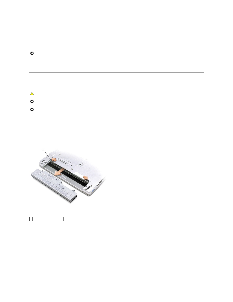Removing the battery from the computer, Attaching the battery to the battery charger | Dell Inspiron 300m User Manual | Page 6 / 18