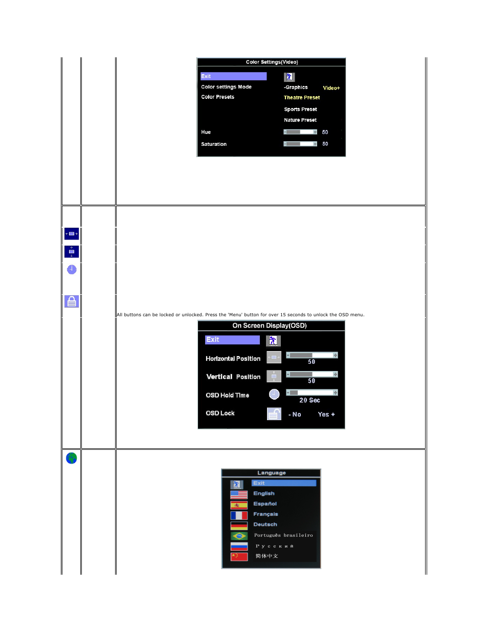 Dell E1609WFP Monitor User Manual | Page 17 / 27