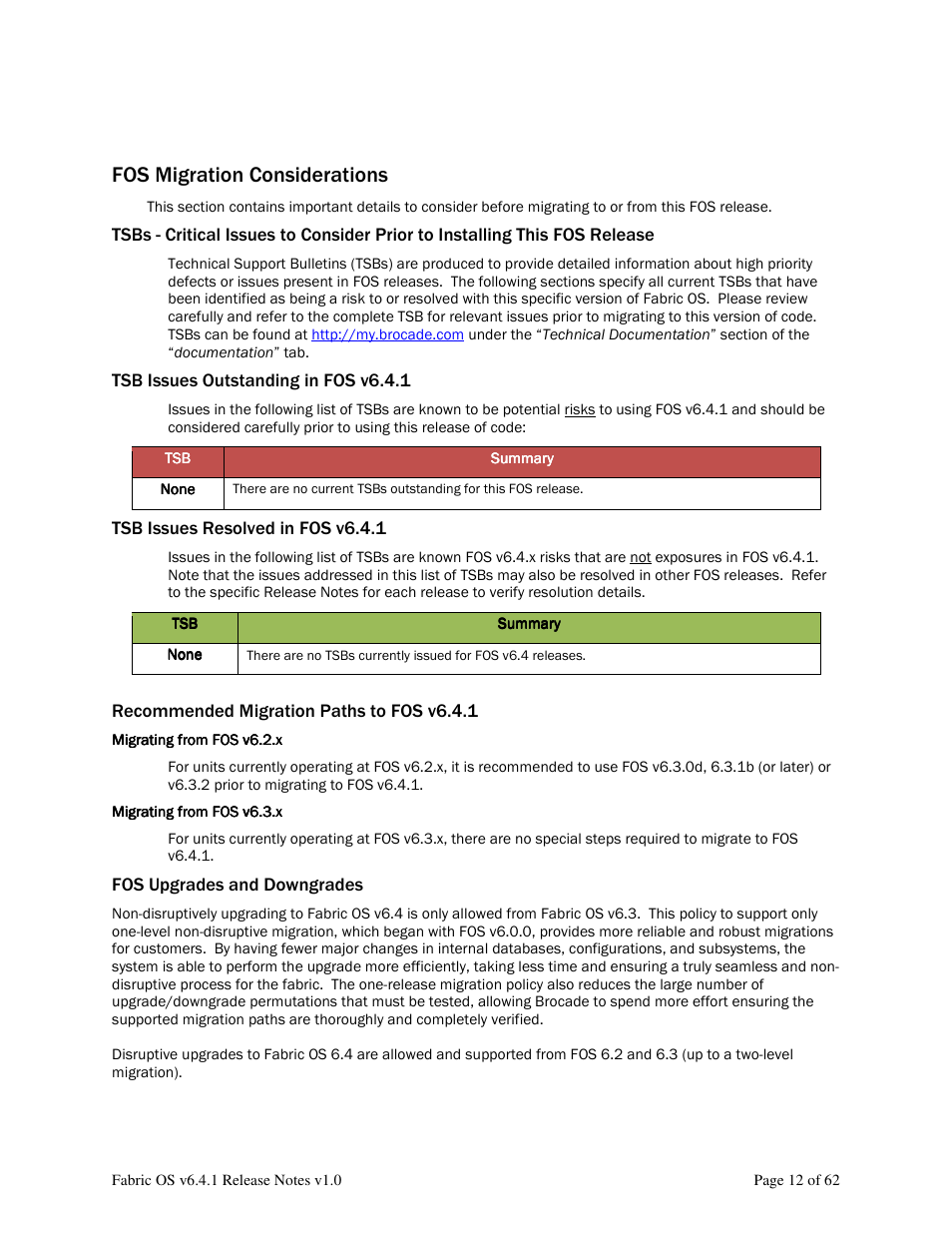 Fos migration considerations | Dell POWEREDGE M1000E User Manual | Page 12 / 62