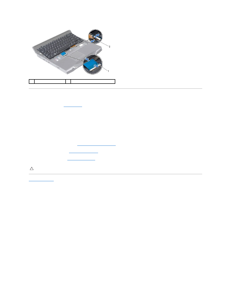 Replacing the keyboard | Dell Alienware M14x (Early 2011) User Manual | Page 28 / 52