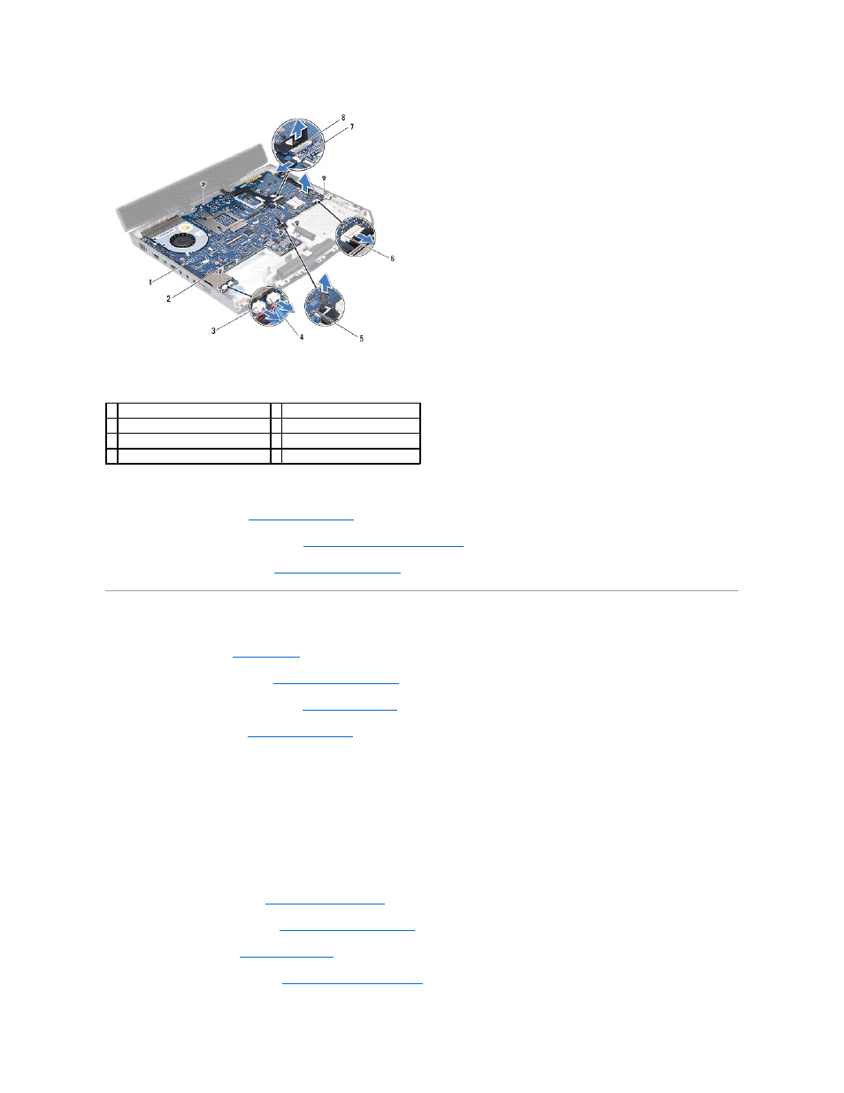 Replacing the system board | Dell Alienware M14x (Early 2011) User Manual | Page 50 / 52