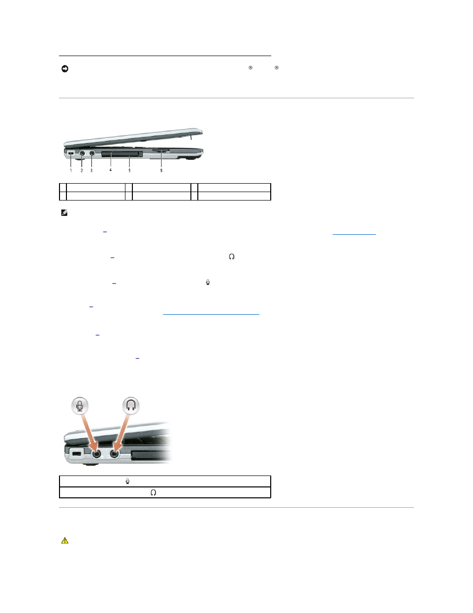 Left view, Right view | Dell Latitude D420 User Manual | Page 4 / 100