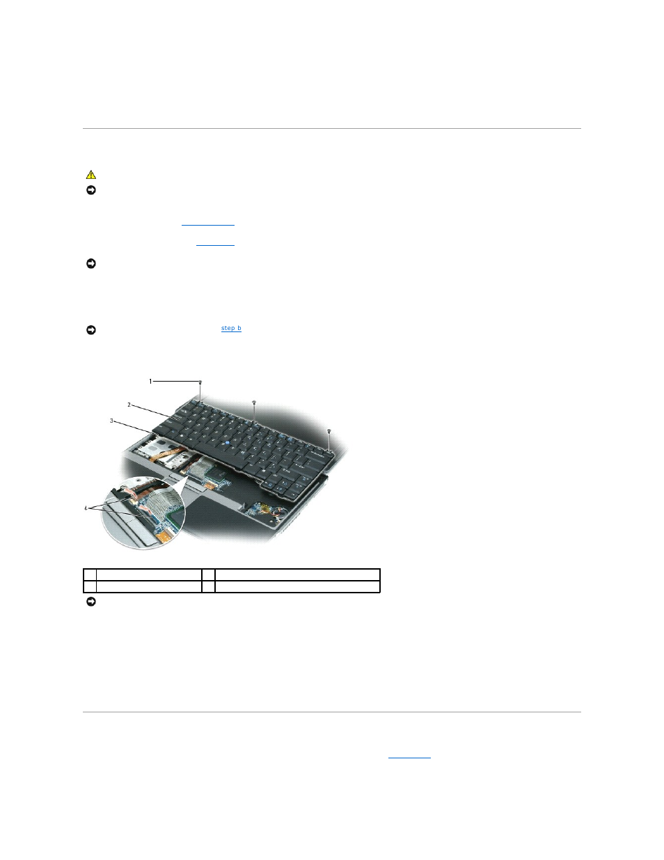 Keyboard, Memory | Dell Latitude D420 User Manual | Page 55 / 100
