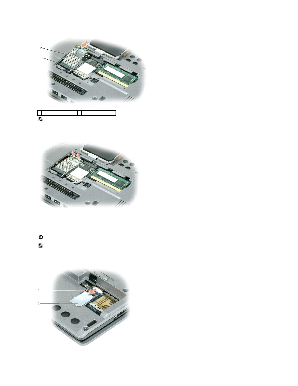 Subscriber identity module (sim) card | Dell Latitude D420 User Manual | Page 60 / 100