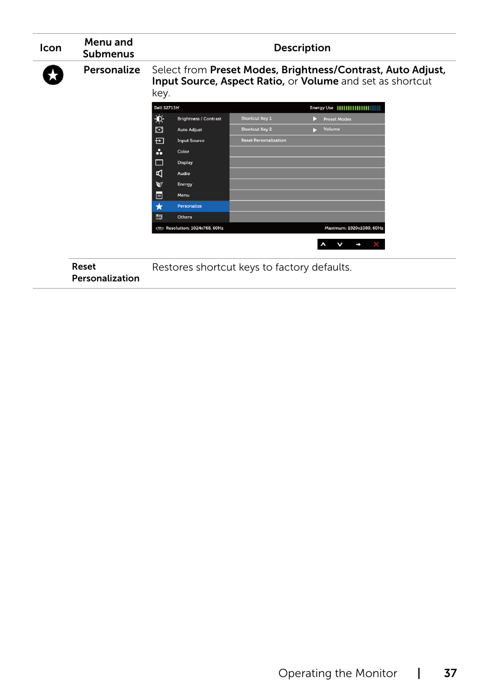 Dell S2715H Monitor User Manual | Page 37 / 50