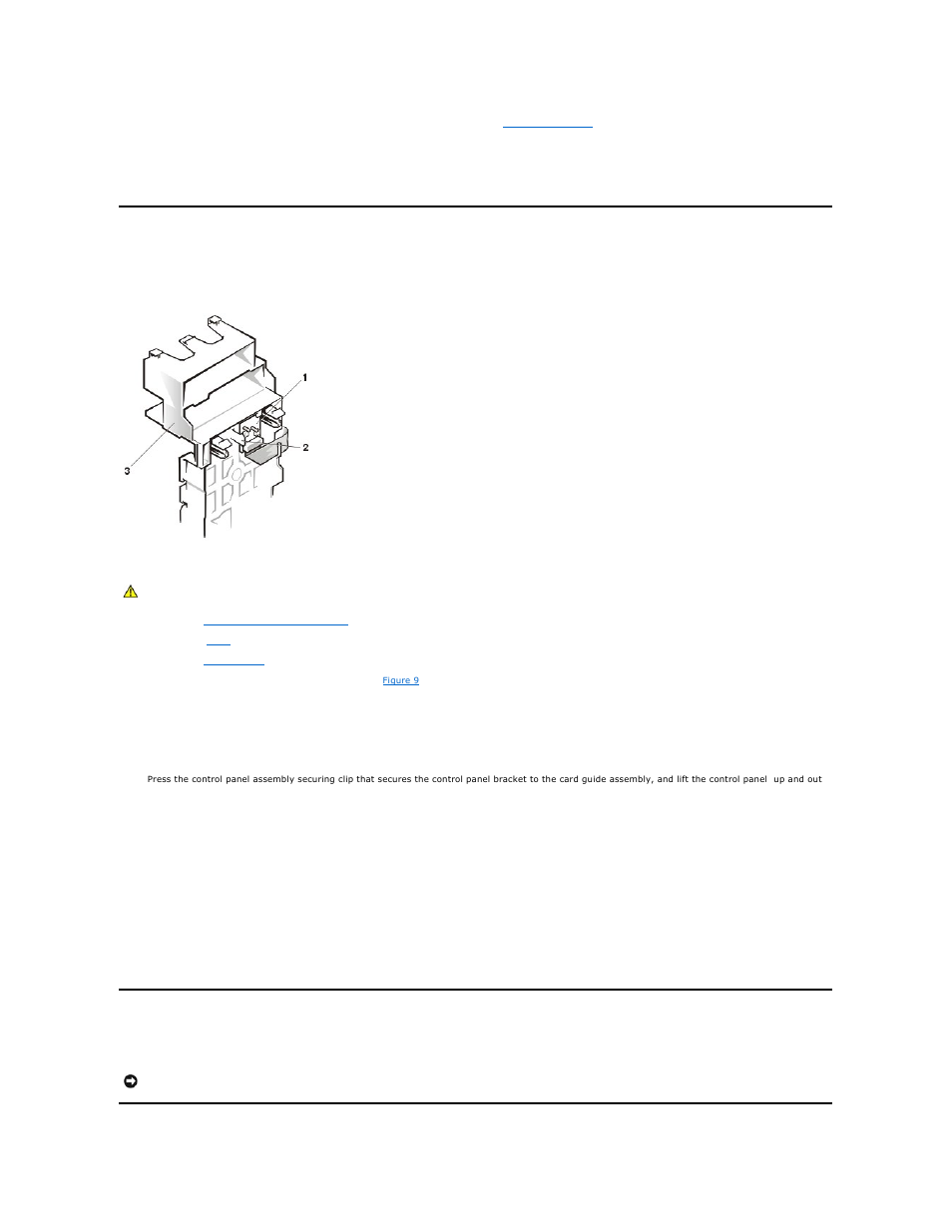 Control panel assembly, Drives, Removing and replacing drives | Dell PowerEdge 500SC User Manual | Page 19 / 38