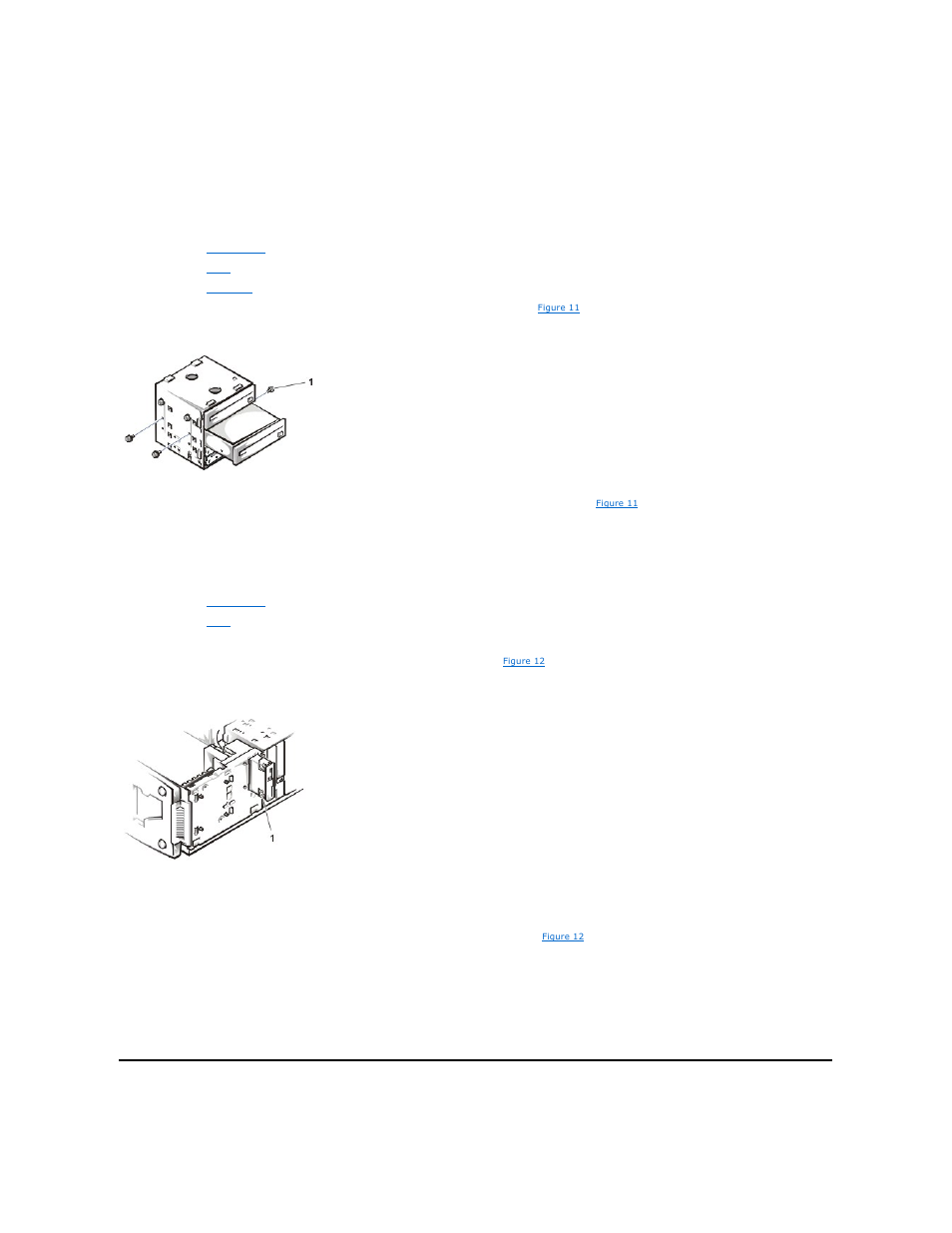 Cooling shroud, Remove the, Diskette drive | Removing and replacing other drives, Removing and replacing the cd drive, Removing and replacing the diskette drive | Dell PowerEdge 500SC User Manual | Page 22 / 38