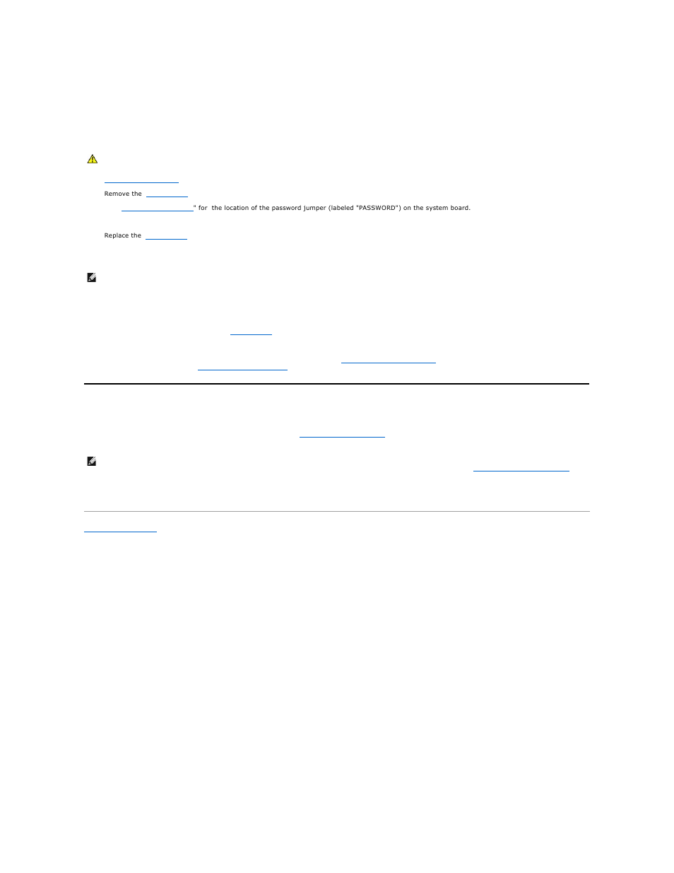 Responding to error messages, Disabling a forgotten password, Disables the setup password feature | Dell PowerEdge 500SC User Manual | Page 38 / 38