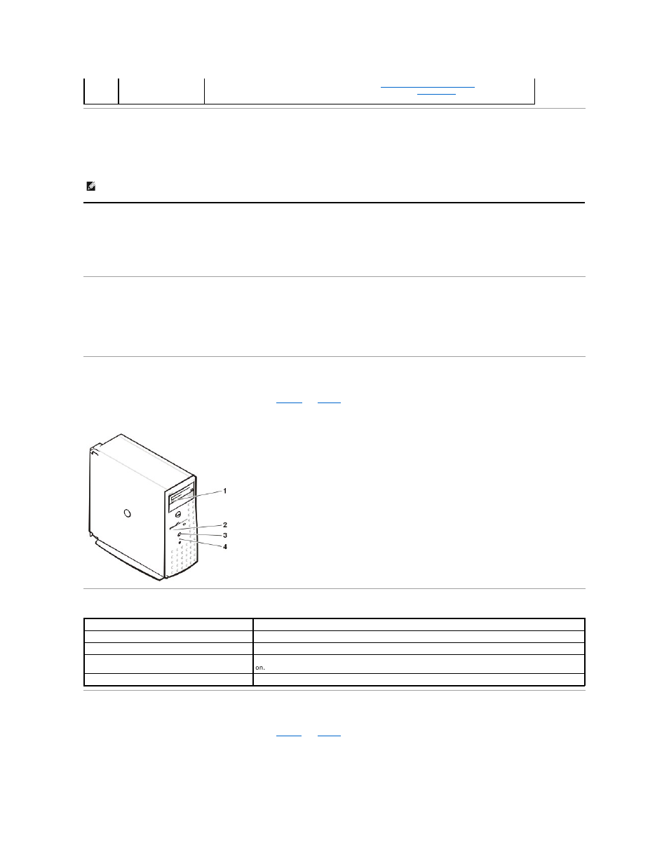 Diagnostics messages, Front-panel indicators, Warning messages | Back-panel indicators | Dell PowerEdge 500SC User Manual | Page 9 / 38