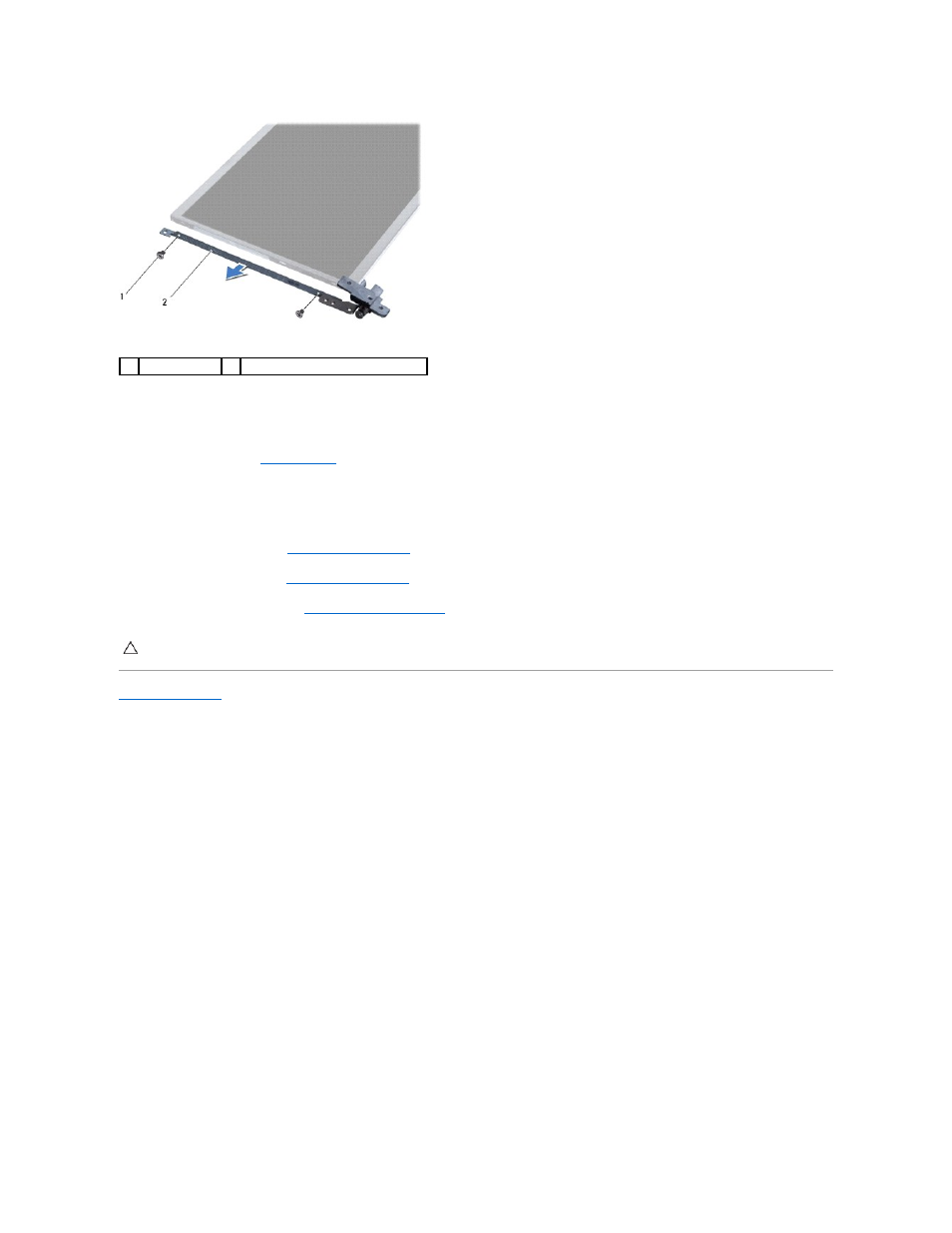 Replacing the display panel bracket | Dell Inspiron Mini 10 (1012, Late 2009) User Manual | Page 21 / 56