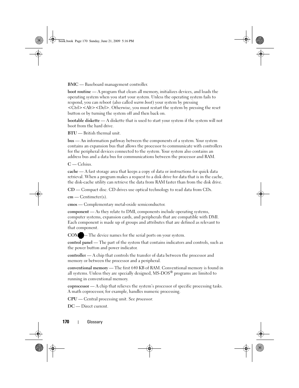 Dell PowerEdge R300 User Manual | Page 170 / 186