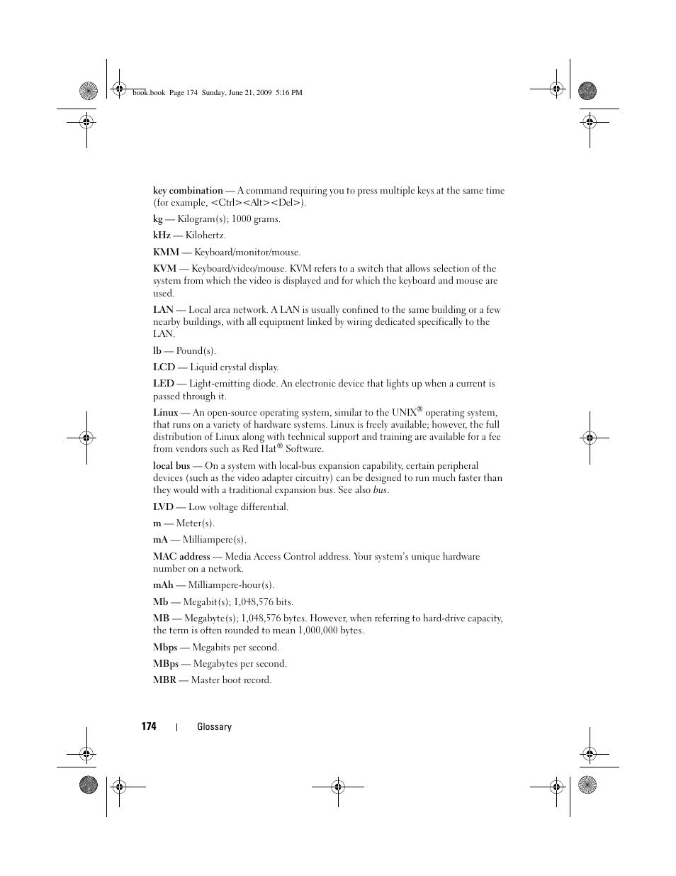 Dell PowerEdge R300 User Manual | Page 174 / 186