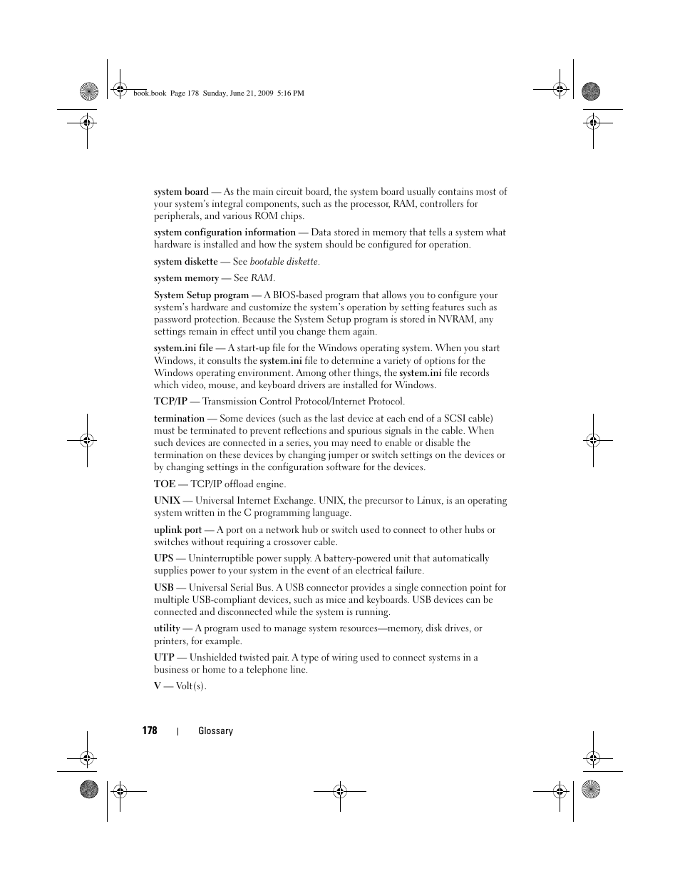 Dell PowerEdge R300 User Manual | Page 178 / 186
