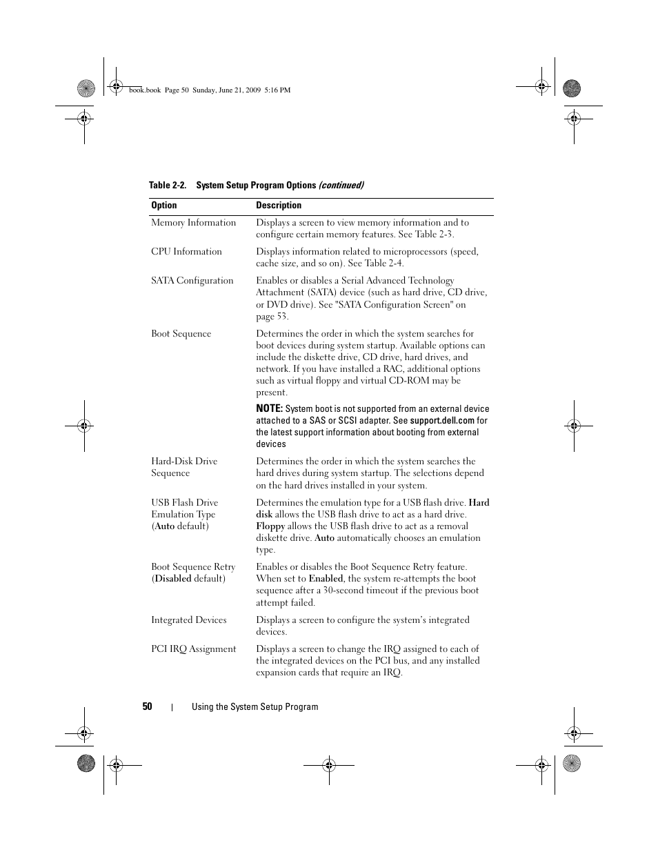 Dell PowerEdge R300 User Manual | Page 50 / 186