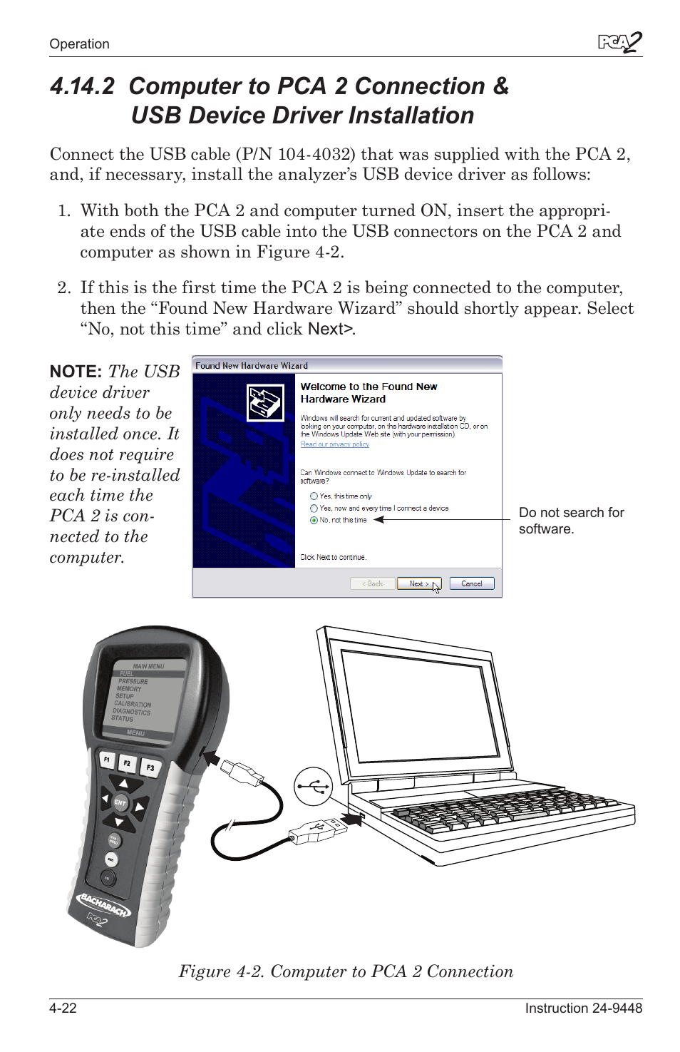 Stallaton -22 | Bacharach PCA 2 24-9448 User Manual | Page 56 / 108