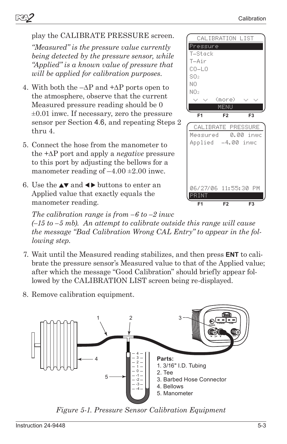 Bacharach PCA 2 24-9448 User Manual | Page 69 / 108